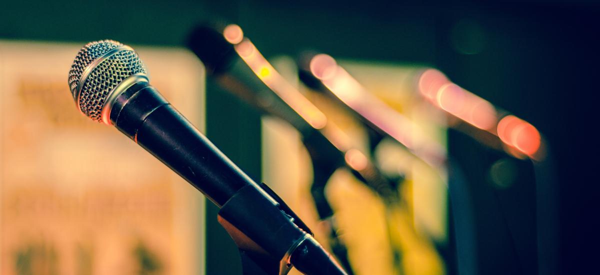 Science Slam Microphone