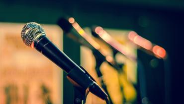 Science Slam Microphone